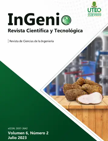Revista Científica y Tecnológica InGenio 6
