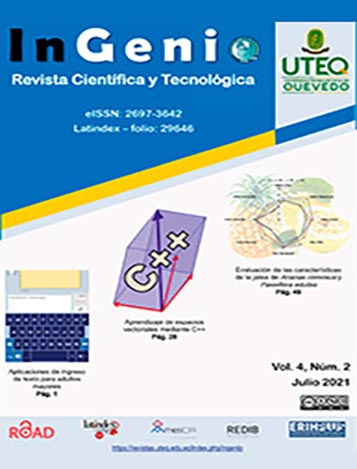 Revista Científica y Tecnológica InGenio 6